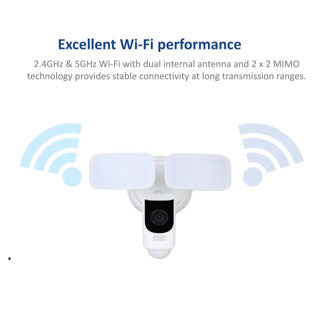 DAHUA │ DH-IPC-WL46A │ 4MP Fixed-focal Floodlight Network Camera | FREE MICRO SD CARDS │ Dual Band WIFI Enable │Alarm